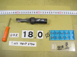 18φ S25-DRZ1854-06 Number of chips with 8 pieces used goods Kyocera Full Cut Drill Full 226