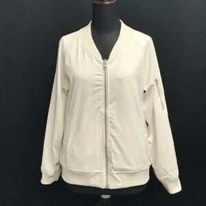 Heather/Healher ★ Reversible/MA-1/Flight Jacket [Women's M/Beige/Beige] Coat/Jacket/Jumper ◆ BH450