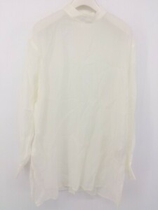 ◇ LOWRYS FARM Lawries Farm Shear Long Sleeve Shirt Blouse Size F Off White Ladies P
