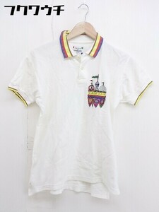 ◇ CASTELBAJAC Castelba Jack Short Sleeve Polo Shirt Size 1 White Men