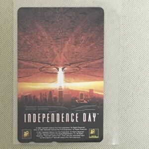 Unused Telephone Card Movie Independence Day