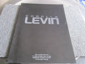 [USED] Toyota Corolla Levin Catalog 1991/6