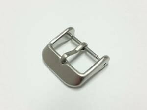 [16mm] Stainless steel buckle for watch belt ① Hairline matte silver buckle SUS316L