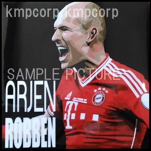 New work ■ Robben Bayern Munich ■ Overseas Soccer Art Panel Wooden Wall Wall Wall Wall Wall Deco