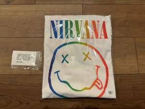 Super rare items limited 50 pieces Jeff Ross With NIRVANA Nirberna Nirvana T -shirt Rainbow Smile Smile Smile Smile League Vintage SMILE XL