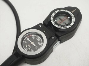 New Outlet Bism Navigation 2 Gauge (Afterpressure Gauge + Compass) Scuba Diving Equipment [3FR-57014]