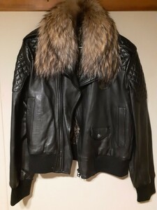 [Beautiful goods] Rare GACKT Wearing ROEN leather jacket black 52 Men