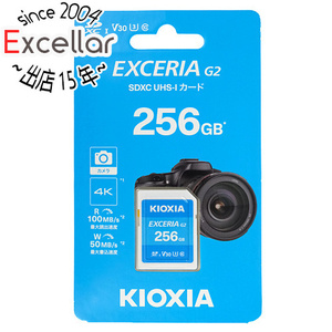 [Yu-packet compatible] Kioxia SDXC Memory Card EXCERIA G2 KSDU-B256G 256GB [Management: 1000027318]
