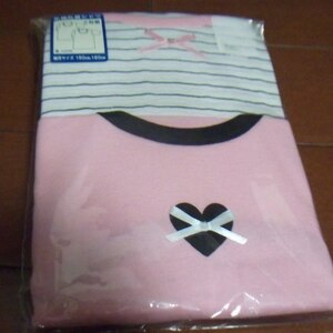 New girl short sleeve round neck shirt 2 sheets size 160 Heart Ribon Underwear cold click post shipment available