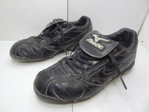 Nationwide Free Shipping Mizuno Mizuno Children's Shoes Kids Men &amp; Girl Baseball Baseball Black Spike 23.5cm