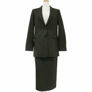 THEORY LUXE Theory Lux Suit Setup Brown 38 (M) Jacket Tailored Single Button Skirt I Line Tight