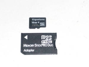 Operation guarantee! Memory Stick Pro Duo 16GB ①