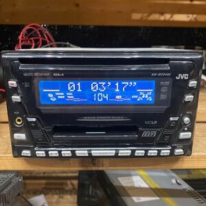 JVC MD CD Receiver KW-MCD400 With AUX