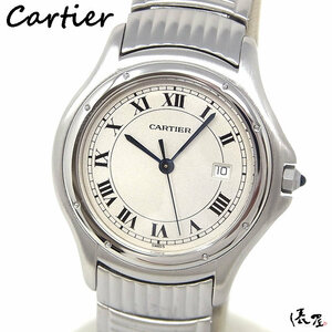 [Rare model] Cartier Old Pan Tail Cougar LM Extreme Beauty Vintage Men's Watch Cartier Tawaraya