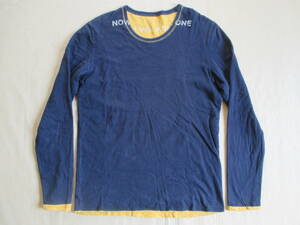 HAMNETT Long Sleeve Layer -style Logo Print T -shirt T -shirt B Width 51.5cm Hamnet Ron T