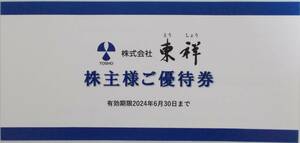Higashi Sho shareholder advance ticket until June 2024 Holiday Sports Club Holiday Golf Garden HOLIDAY