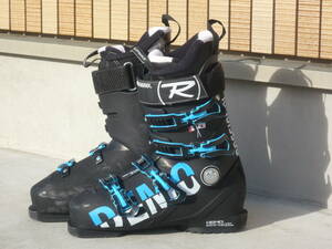 3 ★★★★ Prompt decision! Rossignol/Rosignol ski boots DEMO WORLDCUP100 Black/light blue 26.0cm/26.5cm 306mm