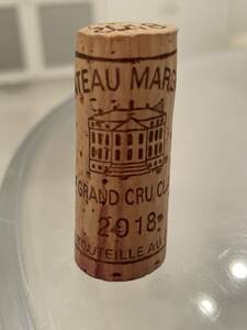 CHATEAU MARGAUX Chateau Margo 2018 Cork State Good Luxury Wine Cork Wine Collection
