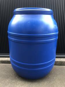 Tank blue about 160L size 1 Rainwater resin medaka storage water storage fertilizer garden garden recycling product