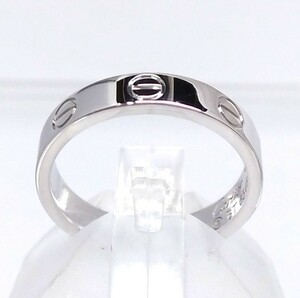 [New finished] Cartier Cartier K18WG Love Ring Approximately 3.9g Save box / case available