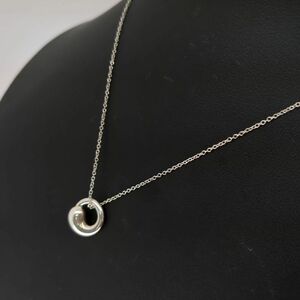 Tiffany Necklace Silver Eternal Circle TIFFANY &amp; SV925 4.04G 40cm ◆ 3105/Takabayashi Store T