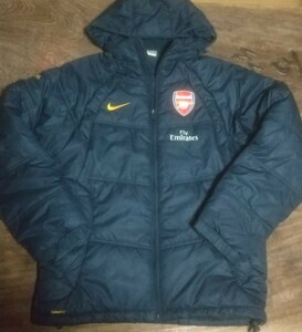 Price reduction negotiations 08-09 or 09-10 Arsenal FC NIKE FIT STORM Padet Jacket Inspection) 2008 2009 2010 Arsenal Gunners Padded Jacket Ganers