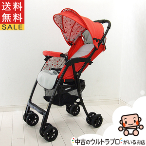 Beautiful stroller used Used Used Magical Air Plus AD APRICA Back -ceremony B type 7 months to 3 years old used stroller [B. Beautiful]