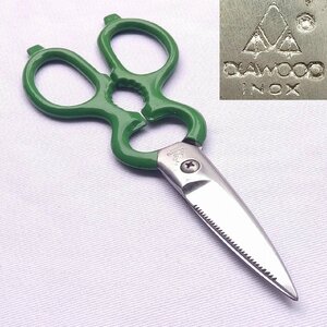 Kitchen Bisami DIAWOOD INOX Diary Wood Total Length about 205mm Green Cooking Scissors Cooking Scissors Kitchen Scissors Cooking Equipment Made in Japan [9252]