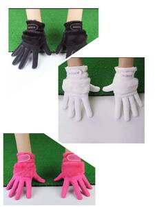 New immediate GOLF Golf Ladies Fake Far Glove Glove Glove Work -proof Gloves Pink White Black 1