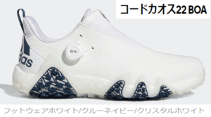 New ■ Adidas ■ 2022.8 ■ Code Chaos 22 Bore Spikez ■ GX3938 ■ Footwear -White / Crew Navy / White ■ 32.5cm ■