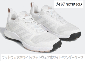 New ■ Adidas ■ 2023.2 ■ Women's Zoidia Spikeless ■ GV9396 ■ Footwear White / White / Wonder P. ■ 24.5cm ■