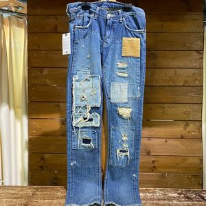 58 Lee Lee Denim Jeans Pants Clash Denim Pants Hard Repair Damage 20231201