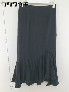 ◇ ◎ ● Unused ● APART by LOWRYS with tag hemphrare long flare skirt size F Black Ladies