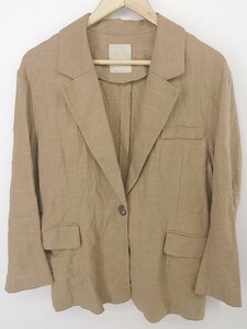 ◇ FREE'S MART Freeze Mart 1B long sleeve tailored jacket size S beige ladies P