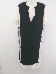 ◇ LEPSIM Repsim Lowrys Farm tunic dress ensemble size f White Black Ladies P