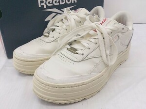 ◇ ◎ Reebok Reebok GX8765 CLUB C DOUBLE GEO Sneakers Shoes Size 24.0cm off White Ladies