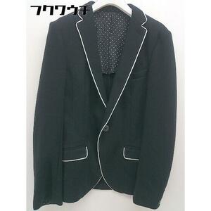 ◇ MICHEL KLEIN HOMME Michel Cran Hom 1B Single Long Sleeve Tailored Jacket Size 46 Black Men's