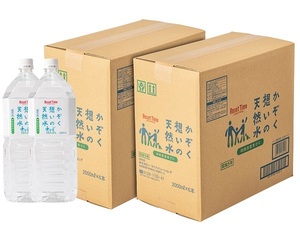 Nitrate nitrogen zero Non -heating Natural water Natural water mineral water 2L × 12 (6 pieces × 2 boxes) Directly delivered maker alkaline raw natural water