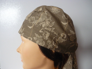 Prompt decision ◆ Bandana Cap [Higashi -Firyu] Met Inner Cap ◆ Headwrap ◆ Handmade ◆ Free Shipping