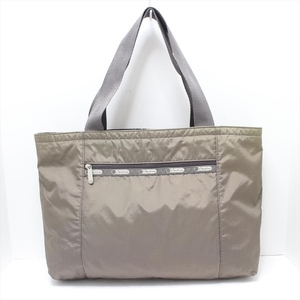 LeSport Sack LESPORTSAC Tote Bag -Les Ponilon Gray x Brown x Multi Riversible Bag