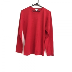 Paulsmith PAULSMITH Long Sleeve Sweater Size L -Red x Dark Gray Men's Crew Neck Tops