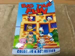 [Educational picture book] BIG TIME FUN COLORING &amp; ACTIVITIES Written Picture Book Purchase America