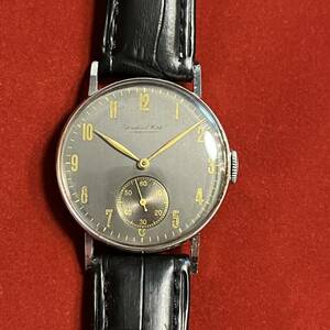 Special ★ Masterpiece Cal.83 IWC HERMET Vintage Gemillar Dial Blackout Old Inter
