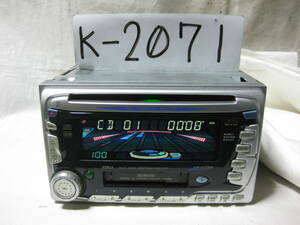 K-2071 JVC Victor KW-XZ73DA 2D Size CD &amp; Cassette Deck breakdown
