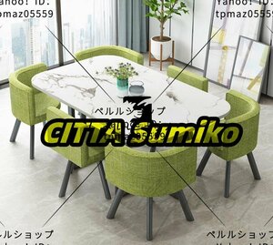 Popular recommendation ☆ 6 people can select 6 -person business negotiators recruitment conference table 7 -piece set meeting do not miss!