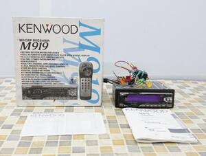 ◆ With a regenerative confirmed box ｜ MD receiver MD player car supplies ｜ KENWOOD Kenwood M919 Car Audio ｜ USED ■ O7583
