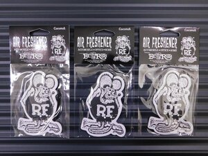 Shipping \ 94 [Rat Fink / Ratfink / Black and White] * "Air Freshner Coconut / 3 Set" Air Freshener American