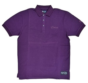 [New / Translated] Golf Wear Docus DCM21S002 Route 77 Polo Sleeve Berry Purple L Men ■ Docus Route 77 POLO