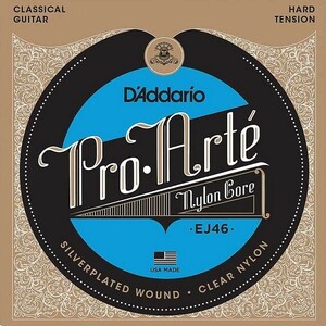 D'ADARIO EJ46 Pro Arte NYLON SILVER/Clear Hard Dadario Classic String