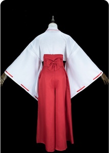 [New &amp; free shipping! ] Shrine maiden clothes/kimono/yukata cosplay M size Halloween Christmas New Year